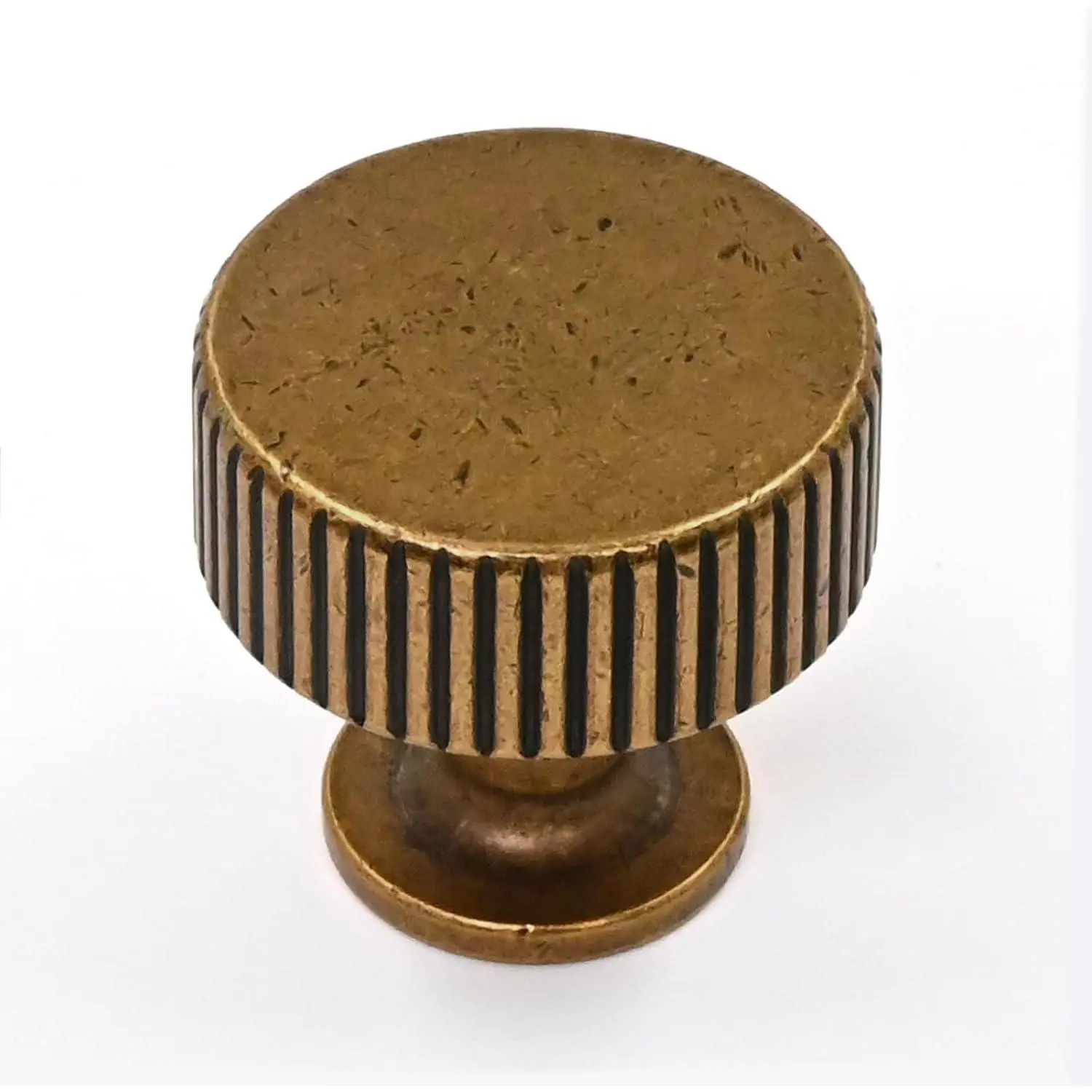 6-piece set of antique brass kitchen cabinet knobs, dresser knobs, drawer knobs, cabinet hardware, zinc dresser drawer knobs 2250-K