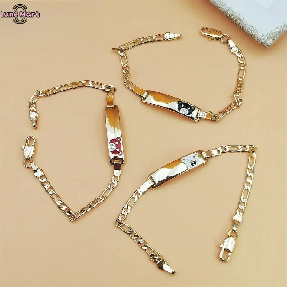 Kids' 3PCS Handmade Cartoon Animal Charm Adjustable Stackable Bracelets - Personalized Costume Jewelry, Best Friends Matching Set, Ideal Birthday Party Favors, Gifts for Girls