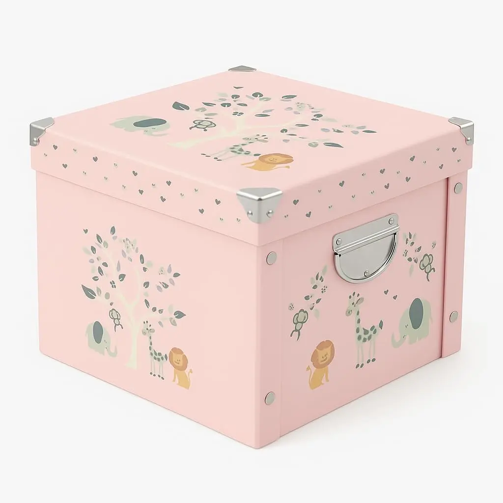 Baby Keepsake Box - Large Memory Storage for Newborns, Suitable for Boys and Girls, Strong, Durable, and Collapsible Gifts