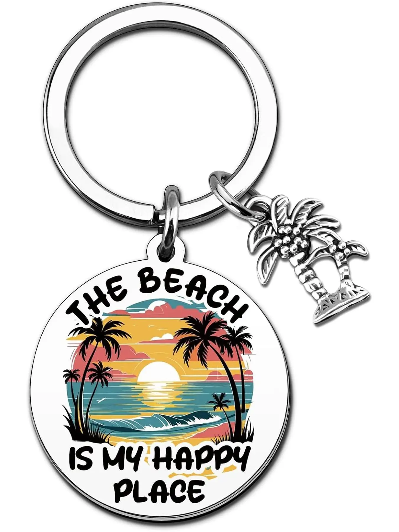 Beach Gifts for Women Seashell Keychain Surfboard Keychain Beach Accessories for Ocean Lovers Women