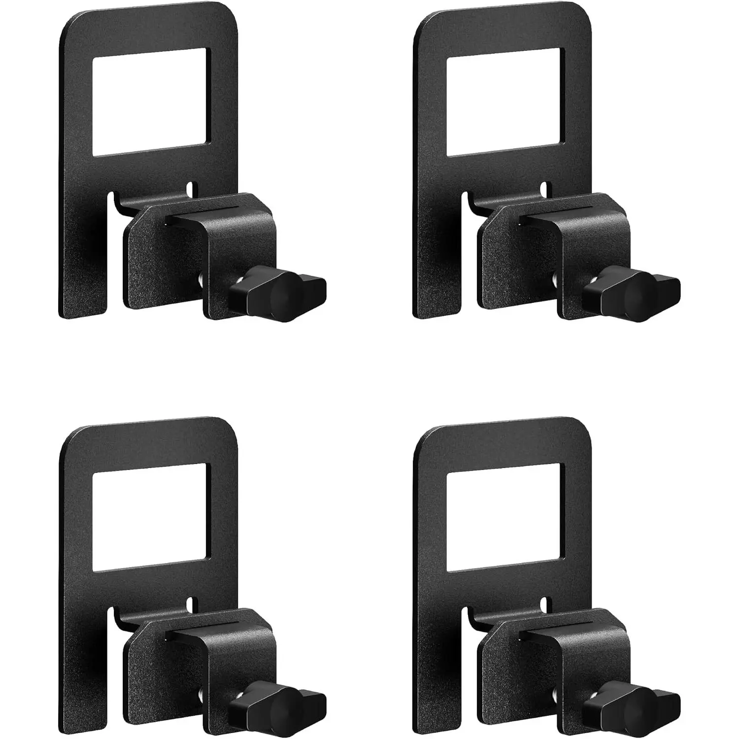 Non Slip Mattress Stoppers,4 Pcs Adjustable Metal Bed Frame Holder in Place, Heavy Duty Anti-Slip Baffle Mattress Retainer Bar to Stop Mattress Sliding