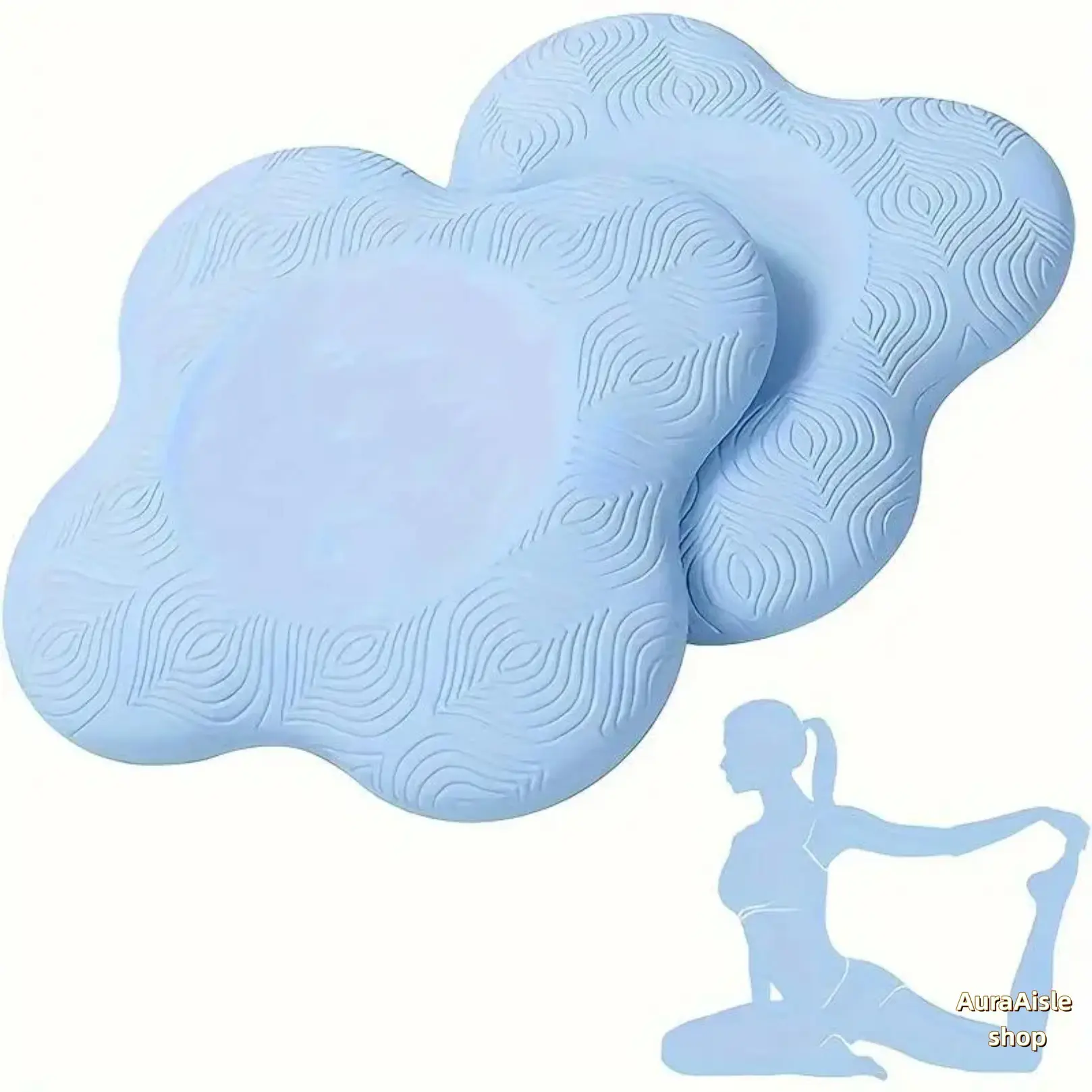 Thickened Non Slip Yoga Knee Pad With Cushioned Support, Lightweight Portable Protective Knee Mat, Practical Yoga Equipment For Floor Poses, Pilates Workout And General Sports Fitness Training