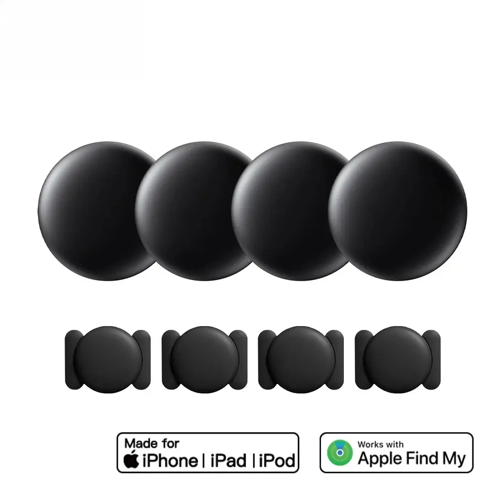 4Pack Strong Magnetic GPS Tracker for Cars, Vehicle Anti-Loss Positioning Device, Geocaching Tool Compatible with Apple Find My App