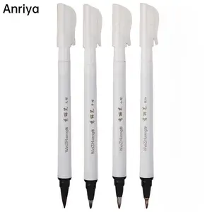 Waterproof Double Point Art Markers 4 Pack Multi Sizes Tips for Drawing Signature Calligraphy Practice special signatures, large, medium and small exquisite double-pointed pens