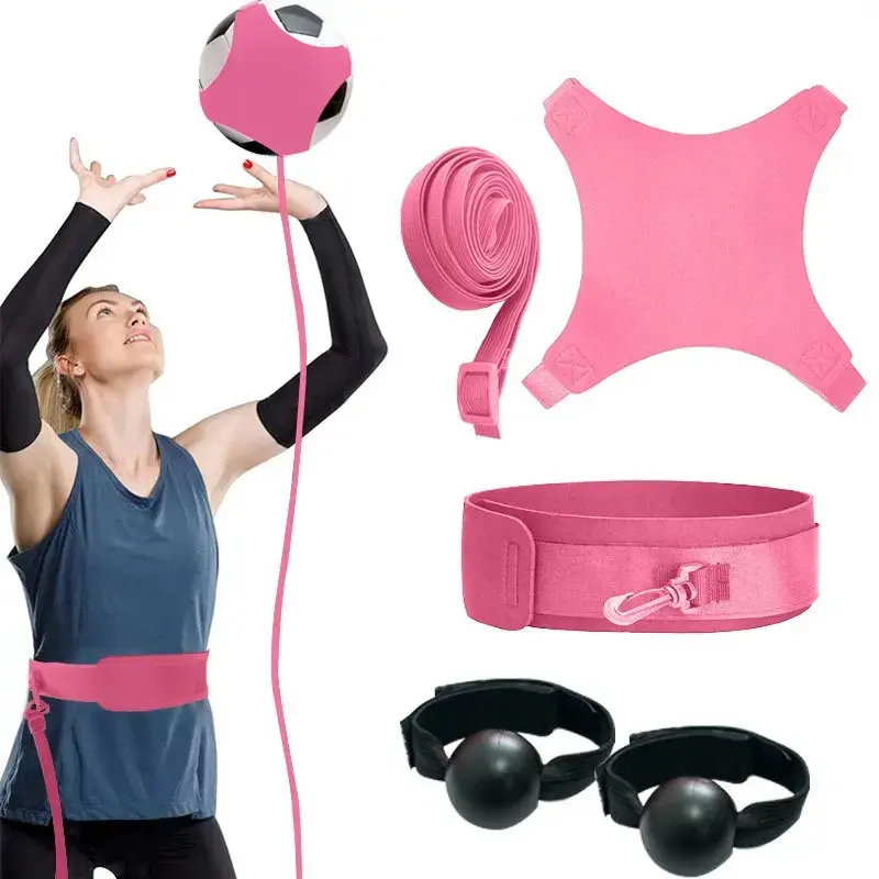 Adjustable Rebounder Volleyball Rebound Belt Trainer - Solo Practice Tool forServing, Spiking & Defense with Elastic Rope. Perfect forIndoor & Beach Training high  stepper racquetball boxing  guard