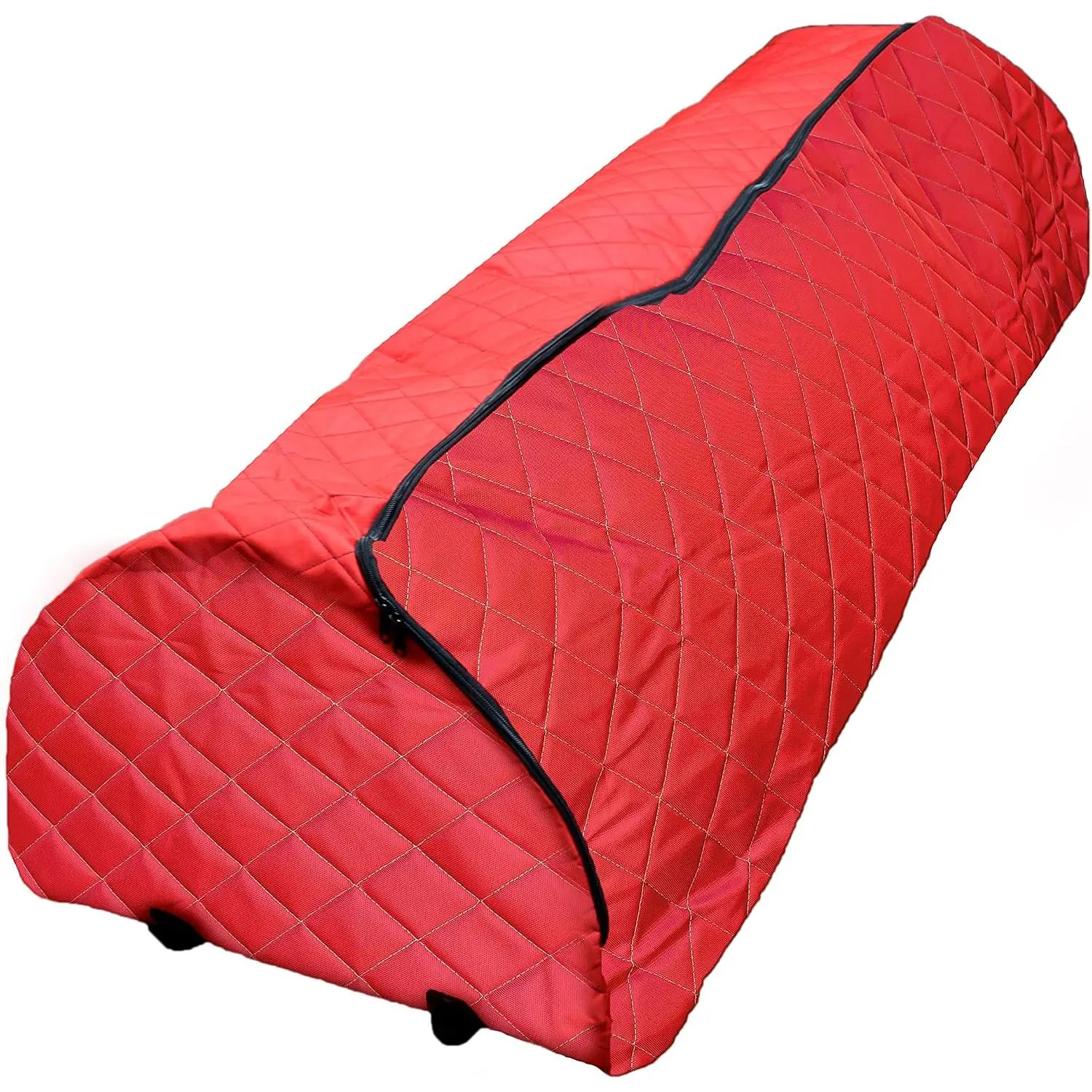 7.5ft Quilted Rolling Christmas Tree Storage Bag. Store Disassembled 7.5 Artificial Christmas Trees or Holiday Supplies