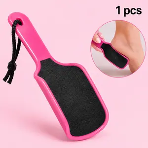 🦶 Double-Sided Foot File for Dead Skin, U-Shaped Callus Remover Scrubber, Portable Pedicure Tool for Heels, Feet, Home Spa & Travel Use💗
