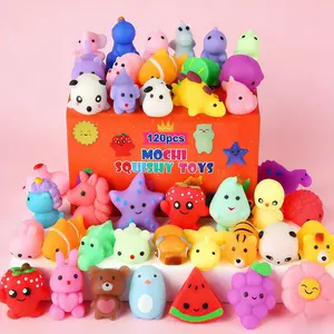 30 Pack Kawaii Squishy Toys Mochi Squishies Party Favors for Kids 4-12 Classroom Birthday Xmas Gifts Goodie Bag Mini Animals Stress Relief Sensory Toys Random