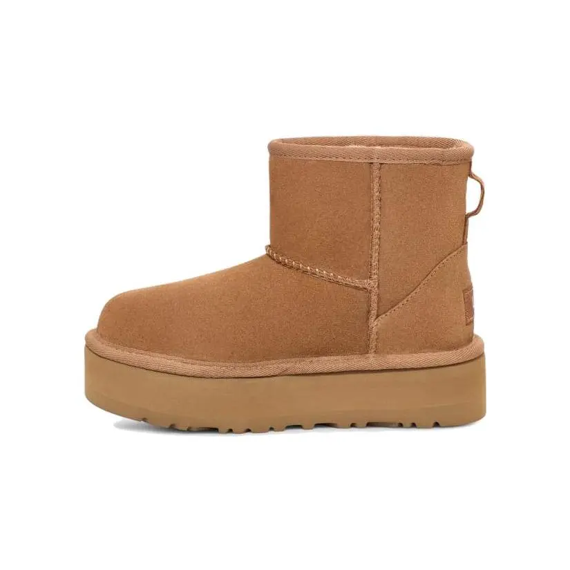 UGG Classic Mini Platform Boot Kids 'Chestnut' 1143700K-CHE
