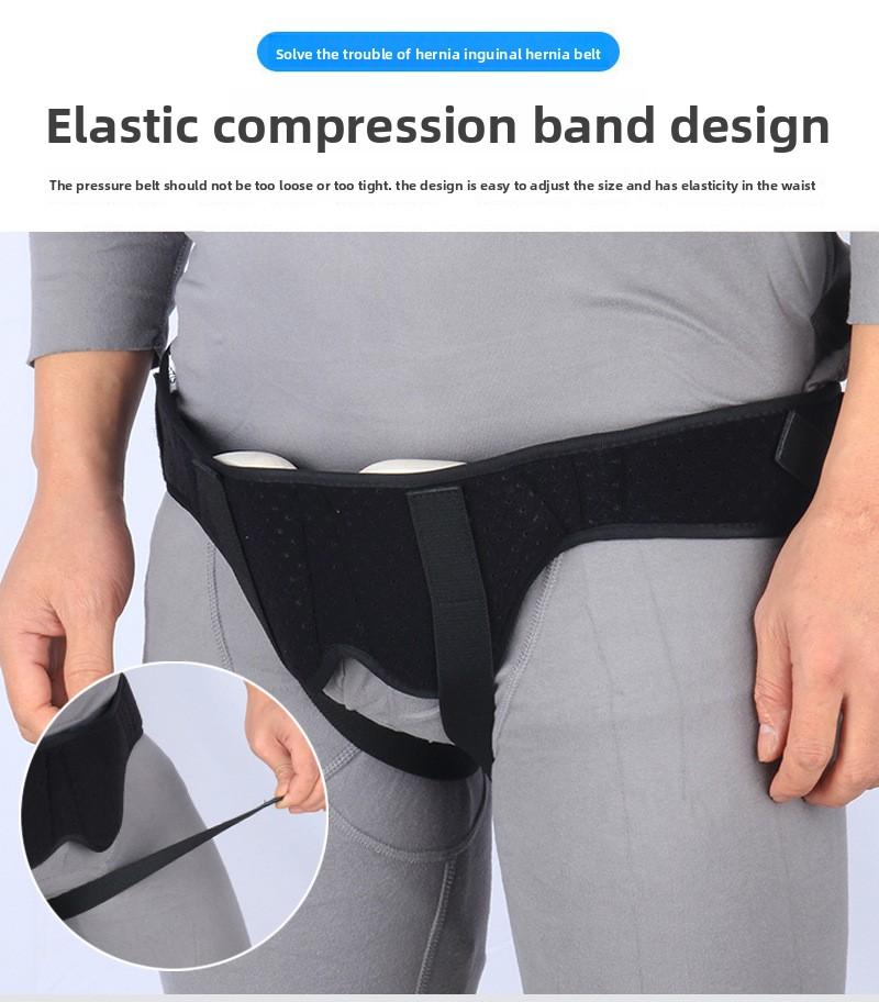 Adult inguinal hernia belt, small intestinal hernia oblique hernia fixation belt, intestinal hernia waist belt, adjustable protective fixation waist belt
