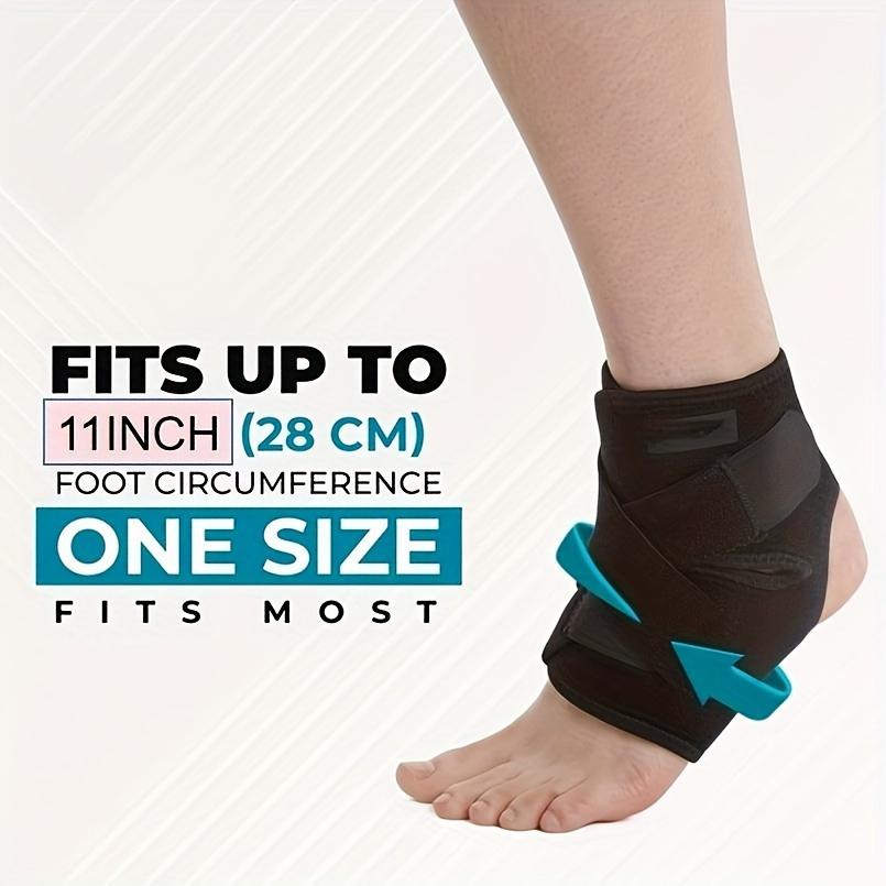 2pcs Adjustable Ankle Brace Compression Wrap For Sports, Running, Basketball, Volleyball - Foot Tendon Support For Anti-sprain Recovery - Breathable Fabric - For Men & Women - Ideal for Athletes & Fitness Enthusiasts - Perfect Gift for Injury Recovery