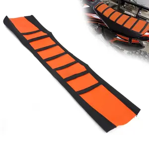 Dirt Bike Gripper Seat Cover, Soft Skin Rubber, Universal Fit for Various Models, Ideal for SX EXC XCW SX-F EXC-F CRF CR XR KLX KX YZ YZF RM TTR PW SSR Apollo Taotao SDG Baja Atv Quad Pit Bike Street Bike, Motorcycle Accessories