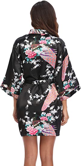 Rayon Robes Women Nightwear Flower Home Clothes Intimate Lingerie Casual Kimono Bath Gown Lady Night Dress Oversize 3XL