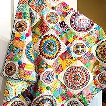 - 18 Options - Multi-Purpose 100% Mercerized Cotton Threads 50S/3 600M(660Y) Each Spool for Quilting, Serger, Sewing and Embroidery - 16 Variegated Colors