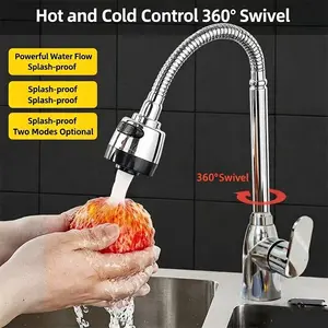 360° Rotating Kitchen Faucet, Two-Stage Water Flow, Vegetable Washing Basin Faucet, Sink Faucet for Cleaning, No Dead Corners