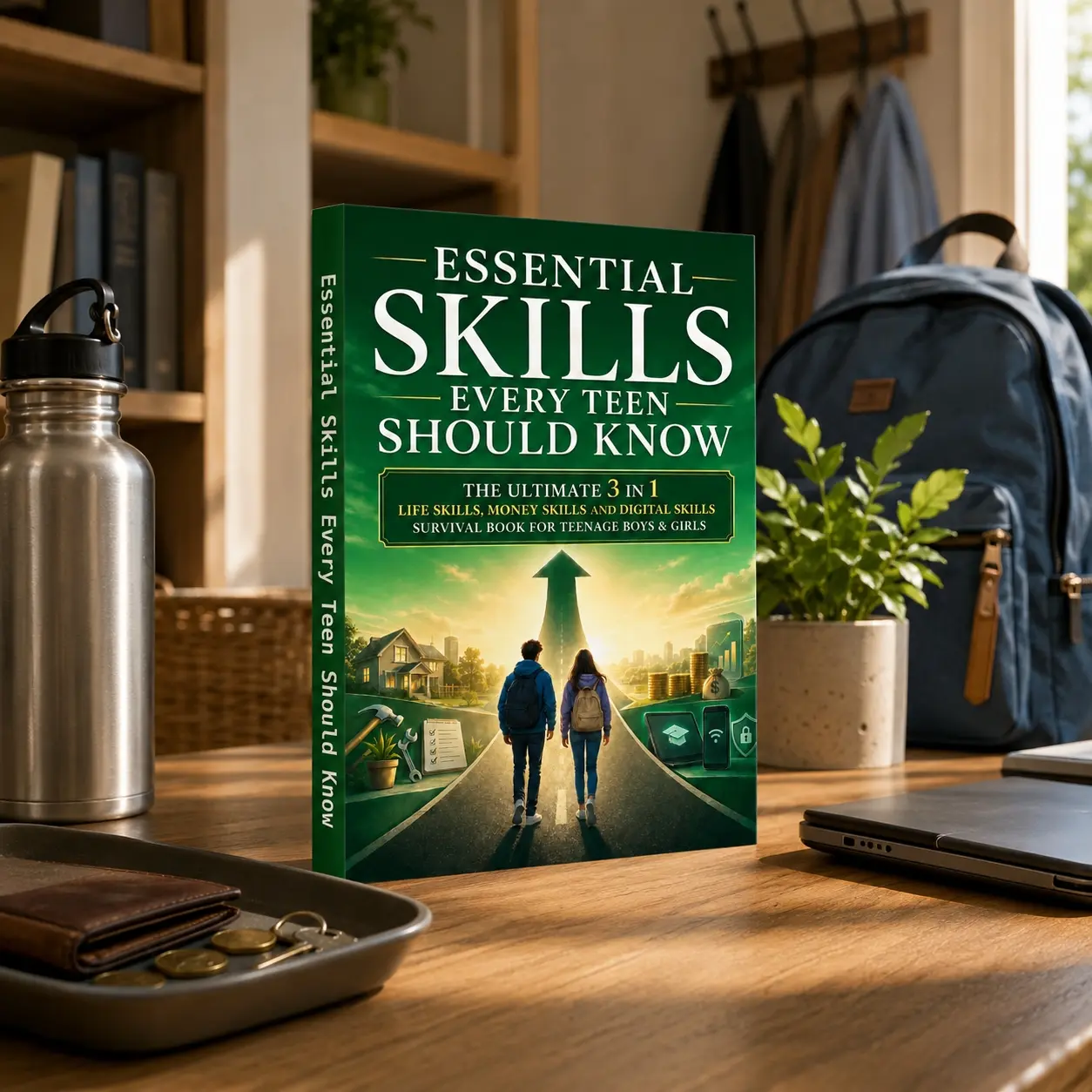 Teen Life Skills Book, Financial Literacy, Digital Skills, Money Management & Survival Guide for Boys and Girls