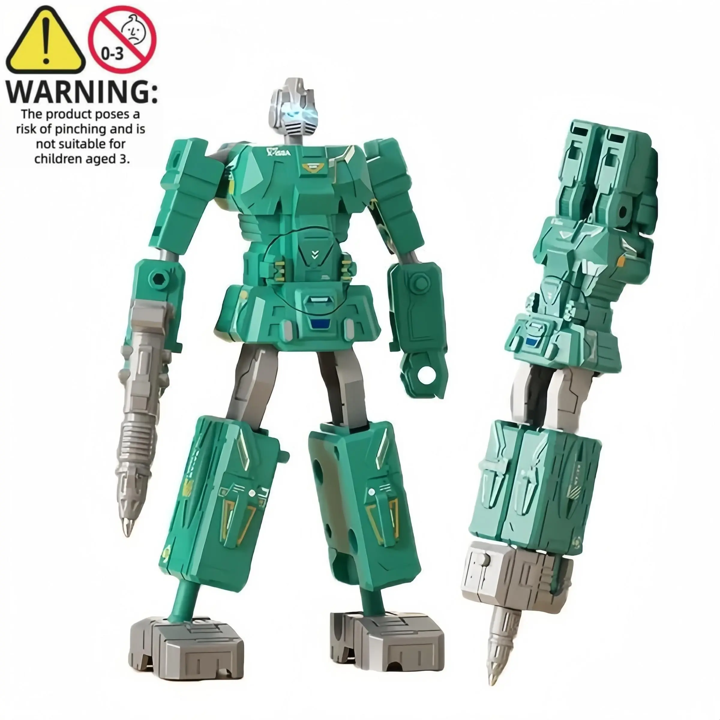 Transformable Robot Pen Toy, Robot Deformation, Joint-Movable Creative Stationery, Fun Cartoon Design, Educational Gift for Drawing and Writing, Art Activity Reward