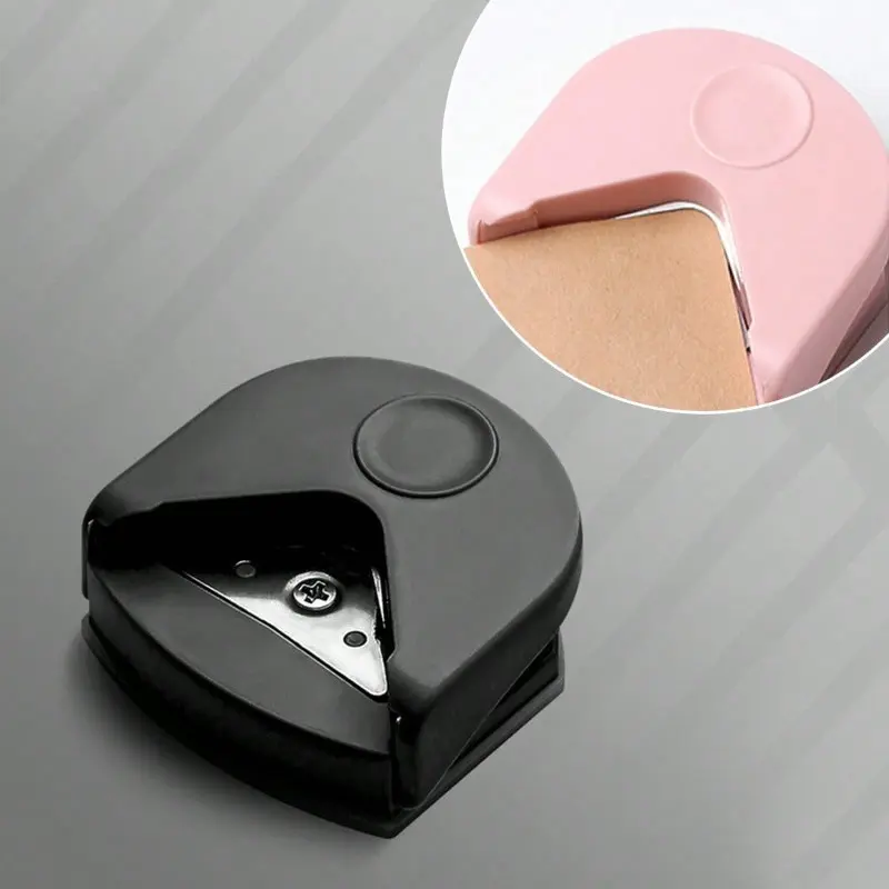 Portable Corner Rounder, 1 Count R4 Corner Punch, Paper Trimmer Cutter for DIY Craft Scrapbooking, Office Cutting Supplies