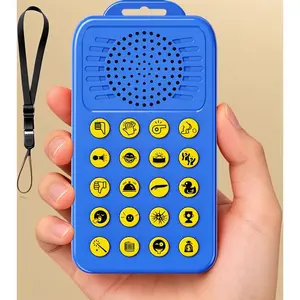 Car Interior Sound Effects Machine - 20 Hilarious Sounds, Fart Noise Marker, 3-Level Volume Control, AAA Battery-Included (2 Batteries), Blue Novelty Gag Gift for Kids Ages 3-14