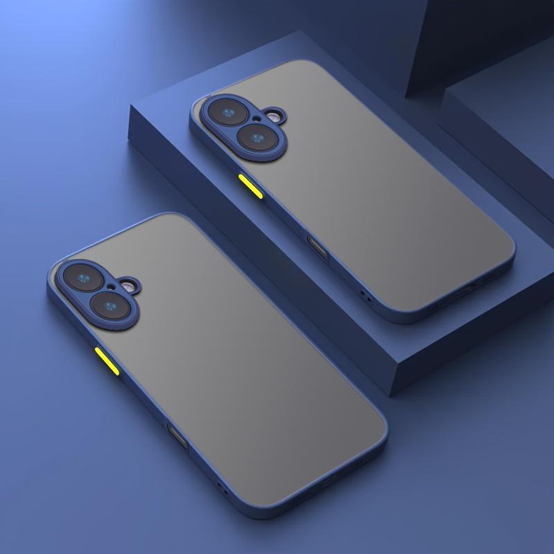 Shockproof Phone Case, 1 Count Matte Phone Cover, Phone Protective Cover, Casing Compatible with iPhone 16 15 14 13 12 11 Pro Max Plus Pro Mini 7 8 Plus SE