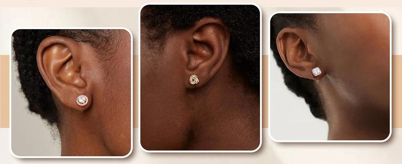 Trendy 4 Pairs Sterling Silver CZ Stud Earrings for Women 14K Gold Plated Brilliant Celtic Heart Big Stud Earrings Set Cubic Zirconia Earrings Studs for Sensitive Ear Trendy 4 Pairs Sterling Silver CZ Stud Earrings for Women 14K Gold Plated Brilliant Celtic Heart Big Stud Earrings Set Cubic Zirconia Earrings Studs for Sensitive Ear