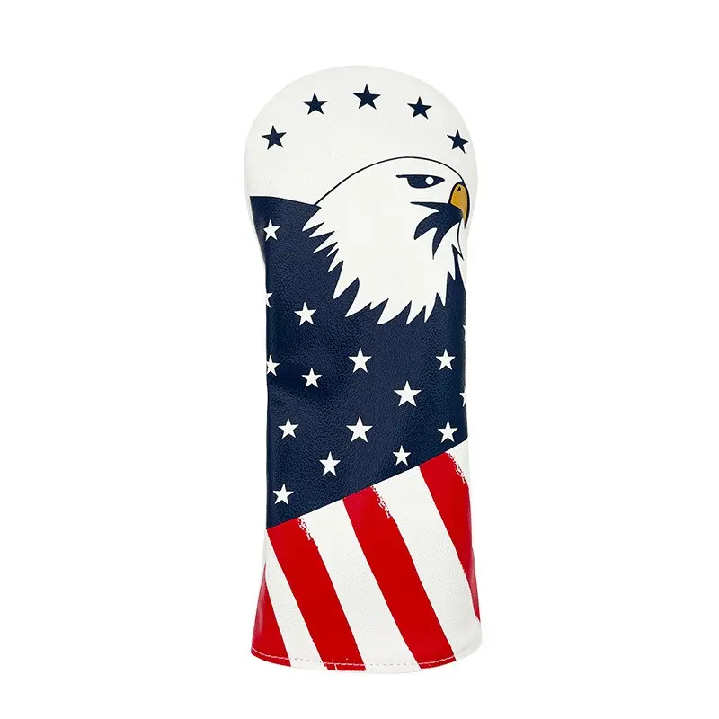 Eagle Golf Club Head Covers, Durable Scratch-Resistant, Fits Multiple Models, American Style Sports Accessories, Usa Element Design, Golf Accessory
