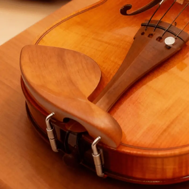 Violin Accessories Chin Rest, Ergonomic Design Violin Chinrest, Comfortable & Durable Violin Accessory, Adjustable Angle Violin Support Bracket for 4/4 3/4 Size Violin, Ideal for Music Lovers, Players & Performers