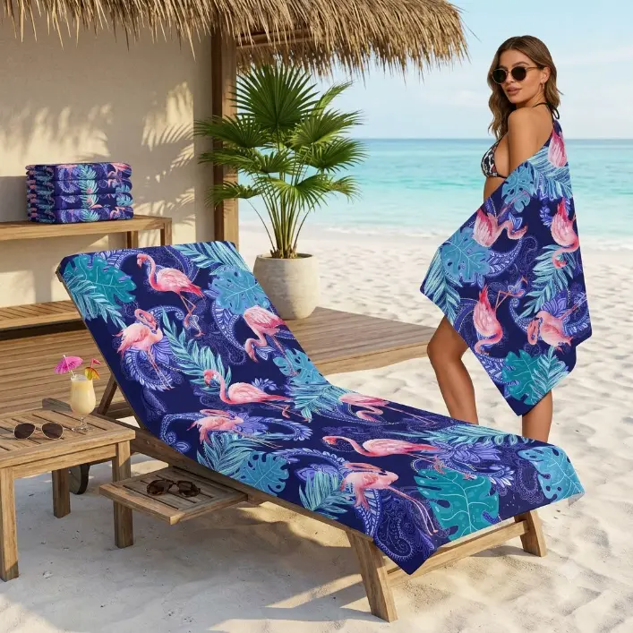 Microfiber Casual Animal Print Pool & Beach Towels, 70x35 in Sand-Free Quick-Dry Lightweight Bath Towel, Essential for Adults Travel, Pool & Beach Use