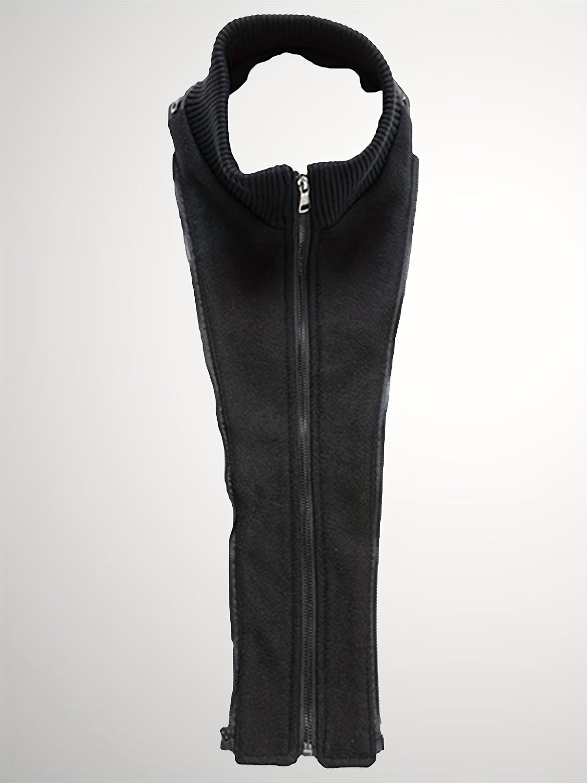 Men's wool-blend double-necked trench coat Detachable collar Single-breasted Winter tweed coat Casual warm coat Classic winter coat