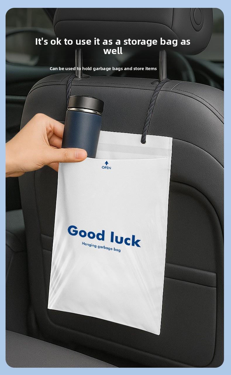 Hanging Car Trash Bags - Leak-proof, Recyclable, 50 pieces per pack