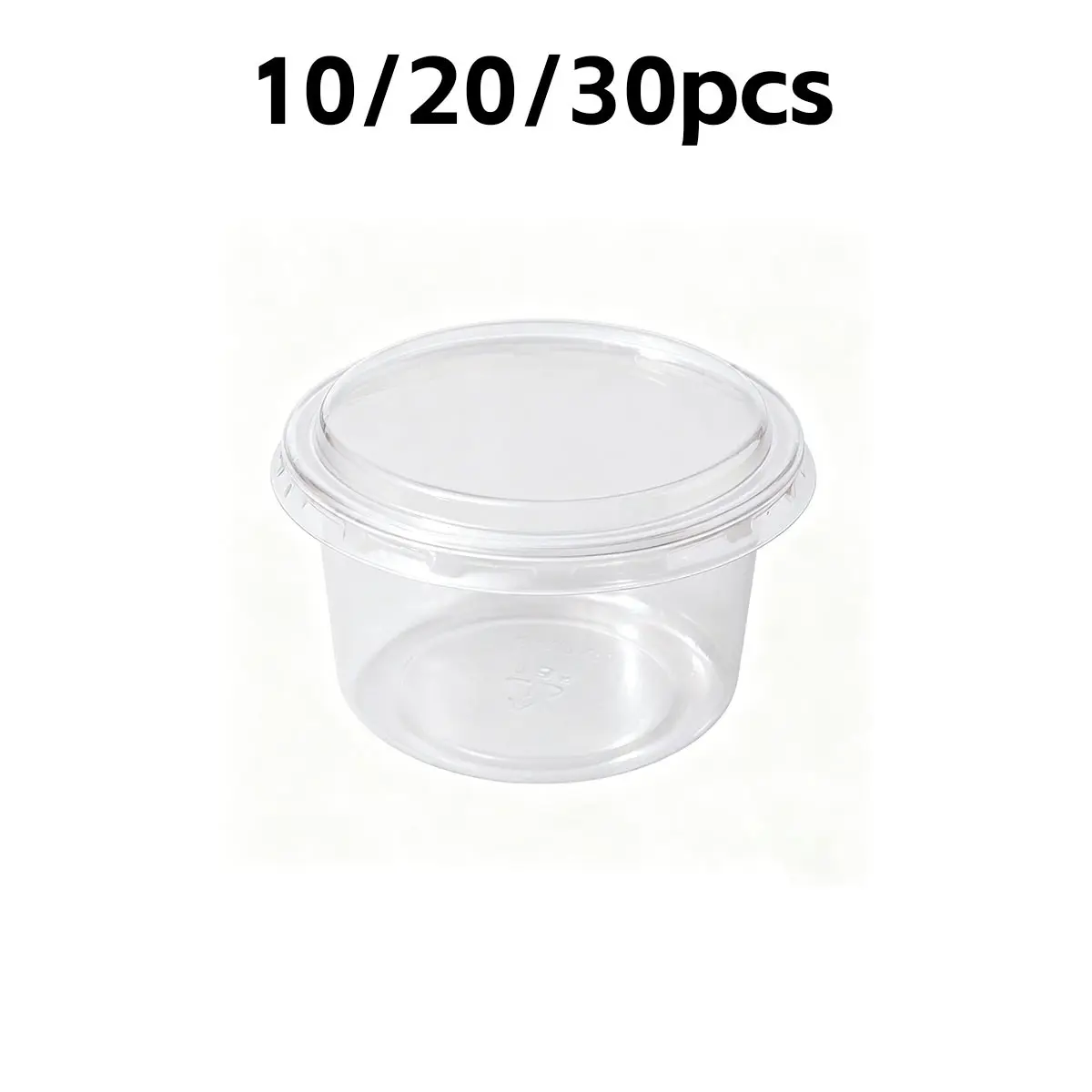 Reusable Cake Cups with Lids, Durable Plastic Sweet Treat Containers, Ideal for Yogurt, Pudding, Ice Cream, Home Baking, Modern Dessertware