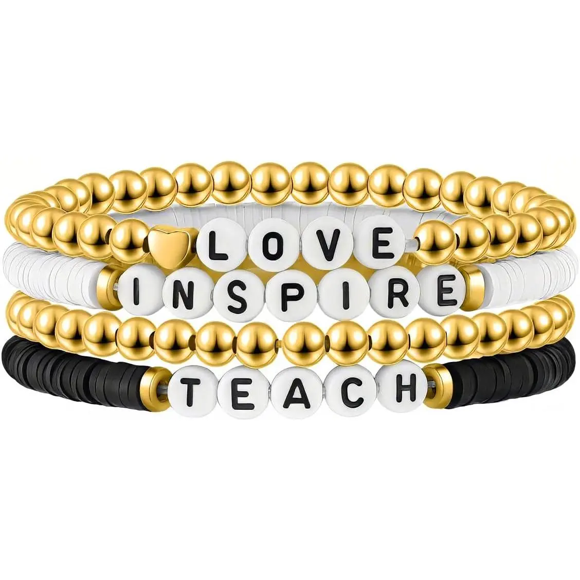 Colorful Stretch Bracelet Stack Boho Beaded Bracelet Set Heishi Surfer Bracelet Stackable Y2K Trendy  Friendship Multiple Set Women Fans