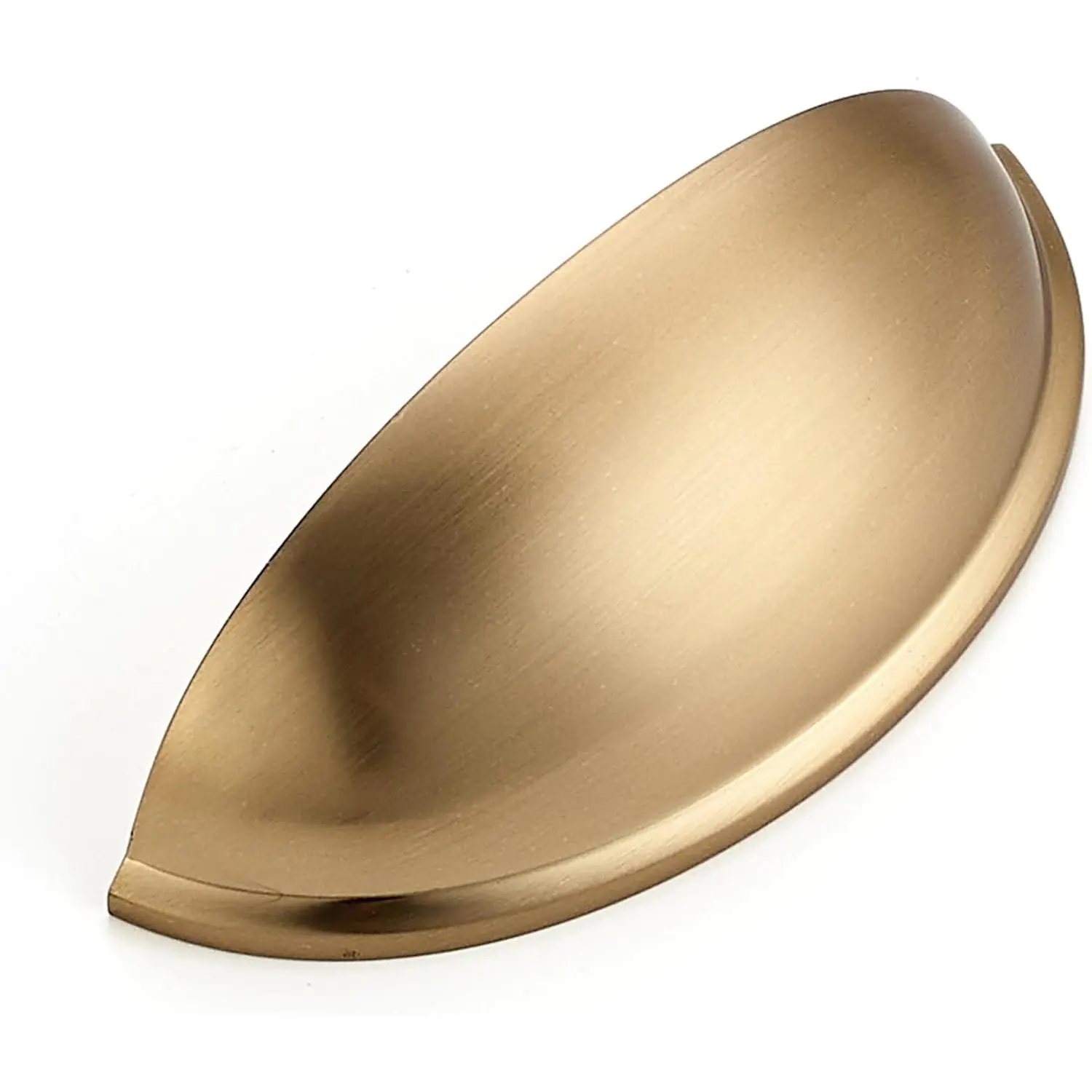Champagne Bronze Cabinet Pulls Drawer Cup Handles 3 Inch CC 2 Pack | Cup Pull Shape, Smooth Drawer Grip, Kitchen Cabinet Update, For Drawers, Cabinets, Dressers, Cupboards, Furniture Projects