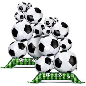 Essential items for 20262pcs Giant Self-Standing Soccer Balloons, 59 Inch/150cm Foil Soccer Party Balloons 3D Football Field Theme Party Decorations Favor for Kids Boys Fans Birthday Sports Events Celebration