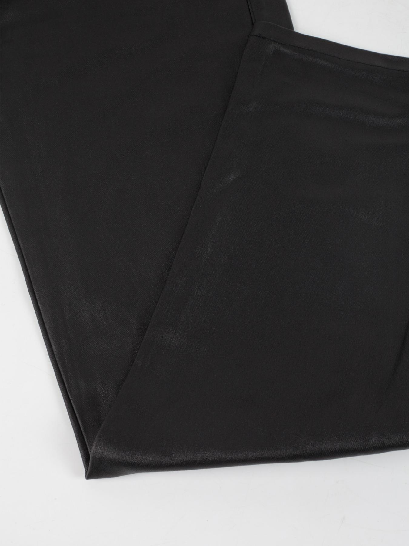 26 Valentine's Day Women's Minimalist Street Plain High Waist Slim Skinny Pants, Casual Solid Pocket High Rise PU Leather Trousers for Fall & Winter, Fashion Women's Bottoms for Daily Wear