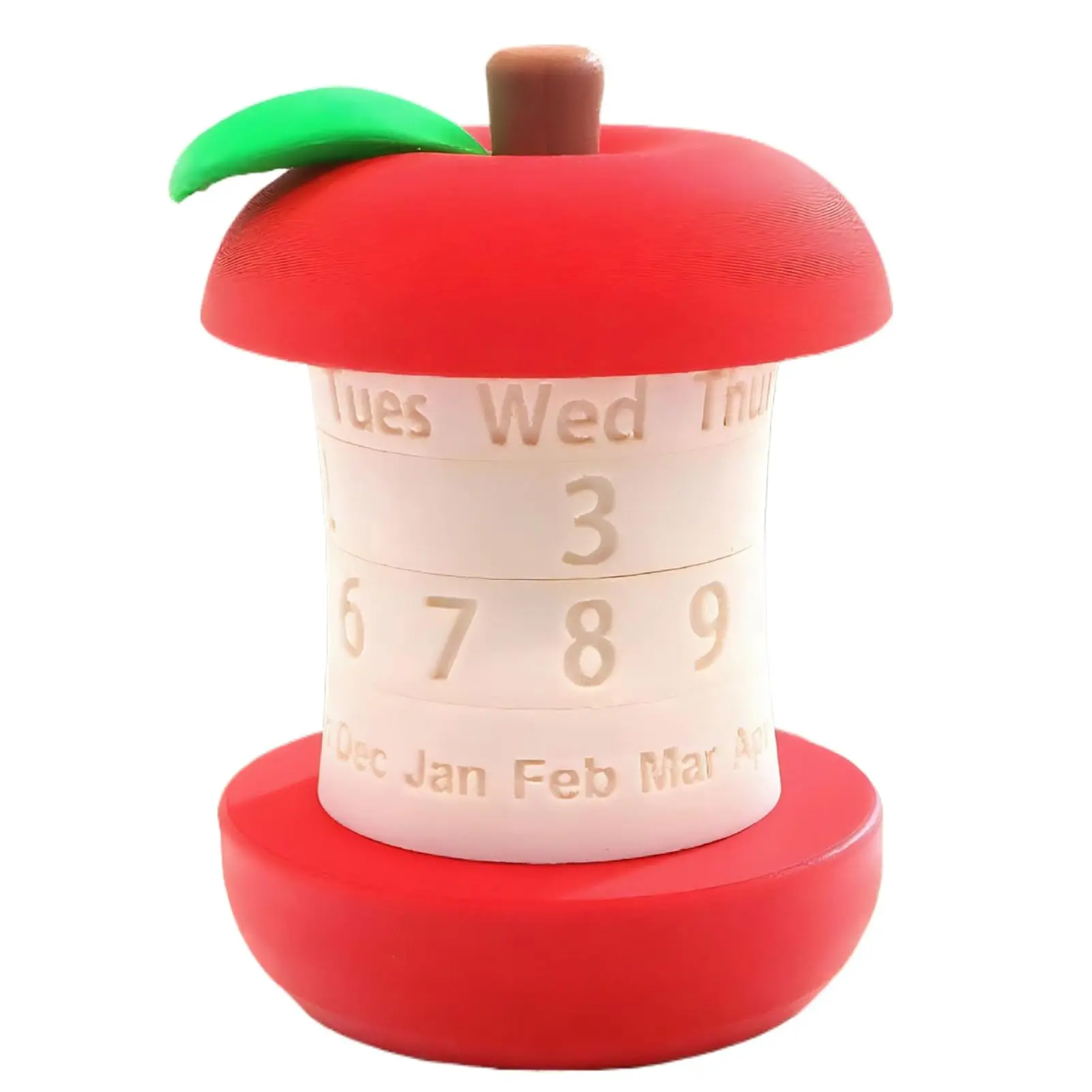 Cute Perpetual Desk Calendar, Reusable Daily Planner, Office Desktop Decor, Home Study Shelf Ornament, Teacher Lecture Table Accessory