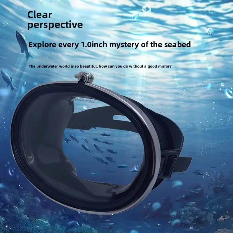 Diving goggles for adults, unisex, tempered glass, fishing goggles, free-diving goggles