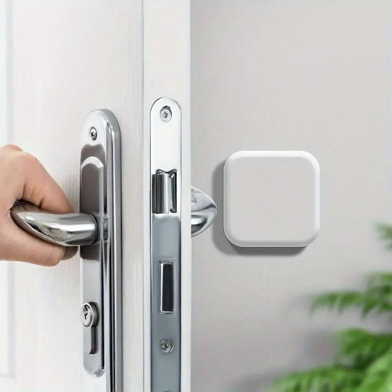4PCS Premium Silicone Door Handle Anti-Collision Pads - Soft, Silent, and Shock-Absorbing Buffer Stickers for Rear Door Protection - Easy to Install and Durable