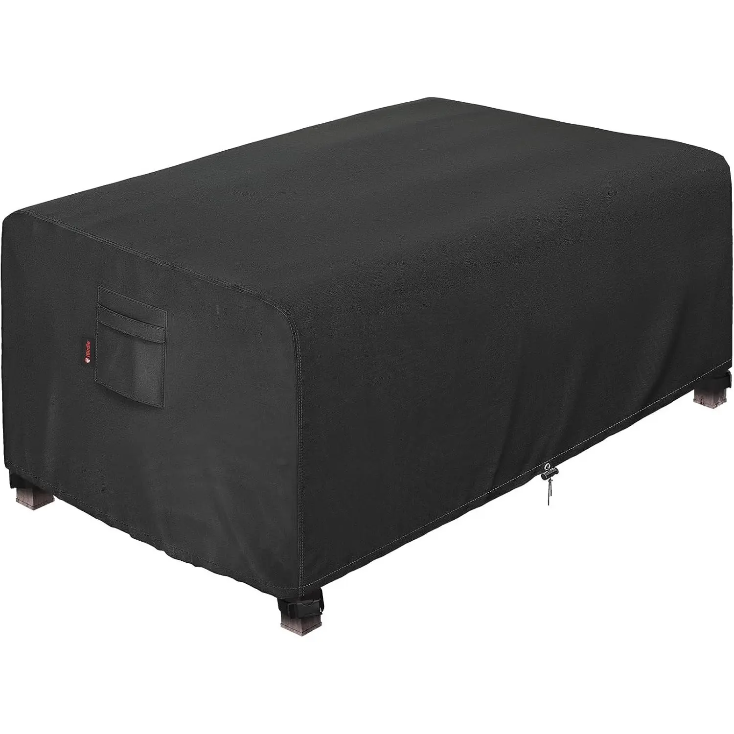 Rectangular Gas Fire Pit Table Cover 64 x 30 inch Outdoor Waterproof and Weatherproof Heavy Duty 600D, Patio Furniture Coffee Table Fireplaces Covers