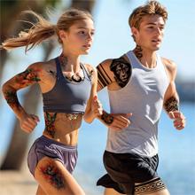 24-Pack Half Sleeve Temporary Tattoos for Adults - Realistic 3D Lion, Eagle, Skull, Jesus & Greek God Designs |   Waterproof Forearm Body Stickers for Men & Women (Gothic Style, Long Lasting)