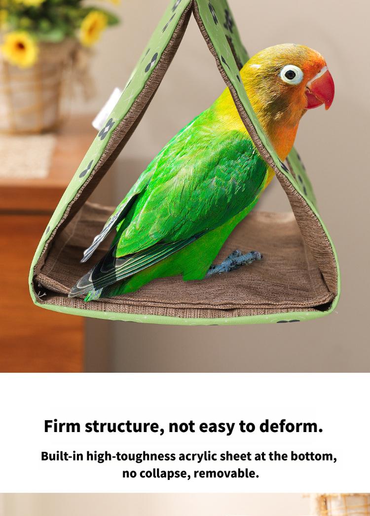 Summer Cooling Bird Nest for Parrots, Mynas, Sugar Gliders – Breathable & Cool, Scratch & Bite Resistant, Available in Multiple Colors