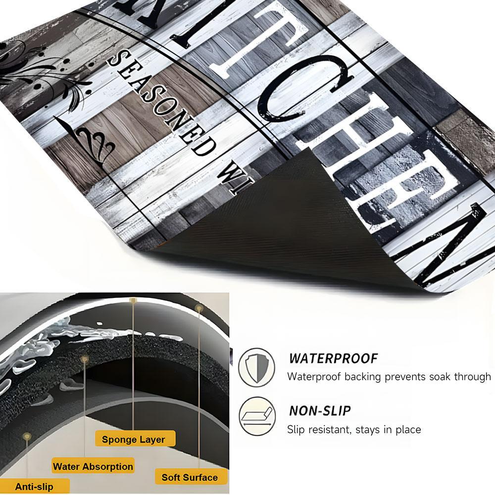 Kitchen Pattern Gas Stove Cooktop Panel Protector Cover Mat, 1 Count Soft Scratch Resistant Easy To Clean Stove Top Protectors, Multipurpose Cooktop Cover Home