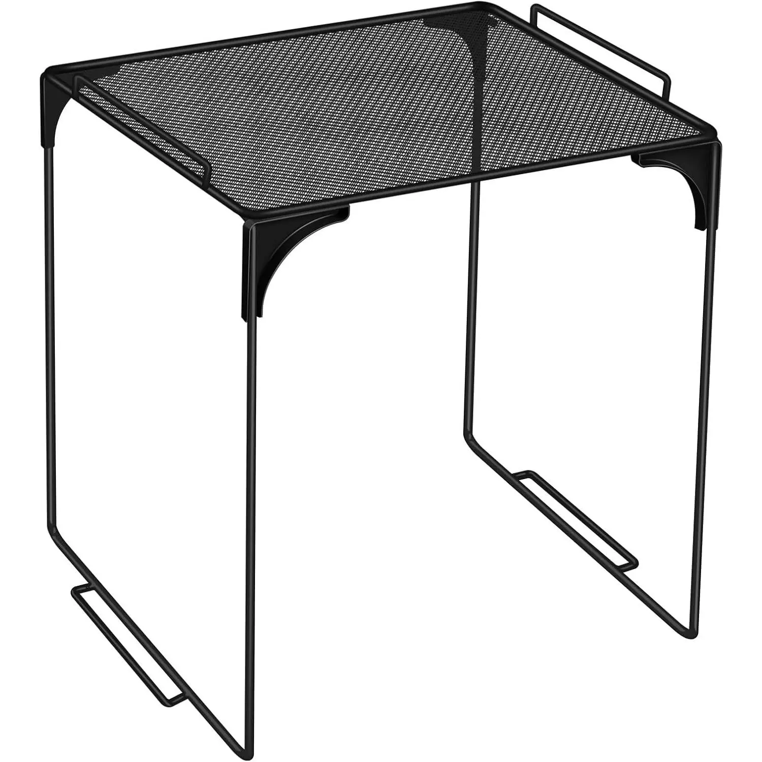 Locker Organizer Shelf Black Stackable Extra Locker Shelf Storage Cabinet Accessories for School Office Home Gym Supplies