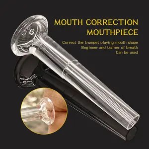 Small Transparent Mouth Corrector, Lip Vibration Exercise Device, Standard Pitch Trainer, Oral Shape Correction Tool, Vocal Tone Practice Aid, Breath