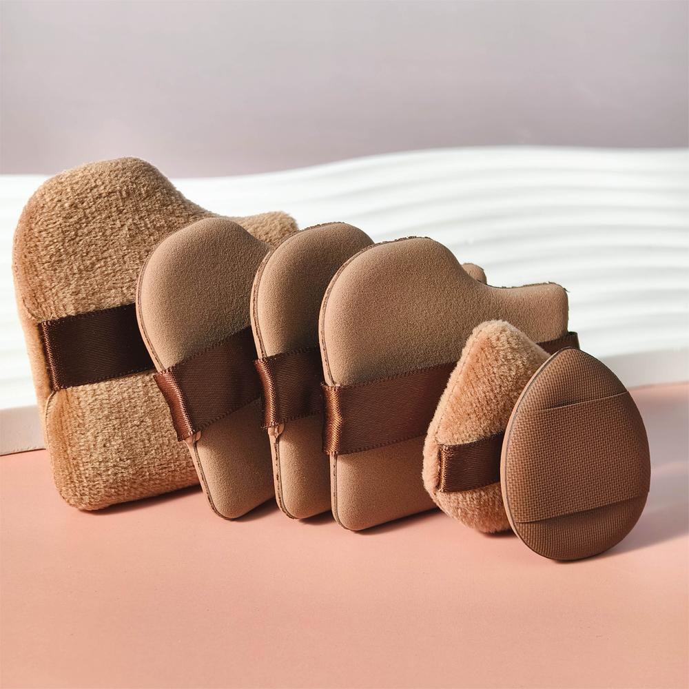 Chocolate's Powder Puff Set, 6pcs/set Multi-Purpose Makeup Tools, Soft & Skin-Friendly, Ideal for Foundation, Loose Powder, BB Cream, Cushion