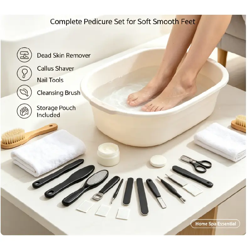 Stainless Steel Foot Rasp Pedicure Set, Professional Callus Remover ,Professional Pedicure Tools Set Foot File Callus Remover Kit Stainless Steel Foot File for Salon or Home Foot Care, 1 Kit ve
