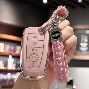 Ford Car Key Fleeve, Suitable for Fusion,Explorer,Escape,F150,F250,F350,F450,F550,Expedition 5 One Button Smart Key