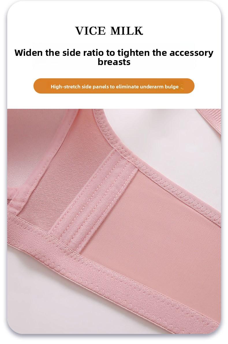 5 PCS/ 3PCS Elegant Lace Non-Wired Bra for Women Comfortable Push-Up Bralette Everyday Underwear Lift Support Breathable Lingerie T-Shirt Mother Fashion -RR