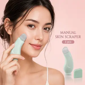 Facial Pore Cleansing Tool, Manual Skin Scraper for Deep Cleaning, Exfoliating Face Care Tool, Non-Electric Blackhead Remover for Daily Skincare