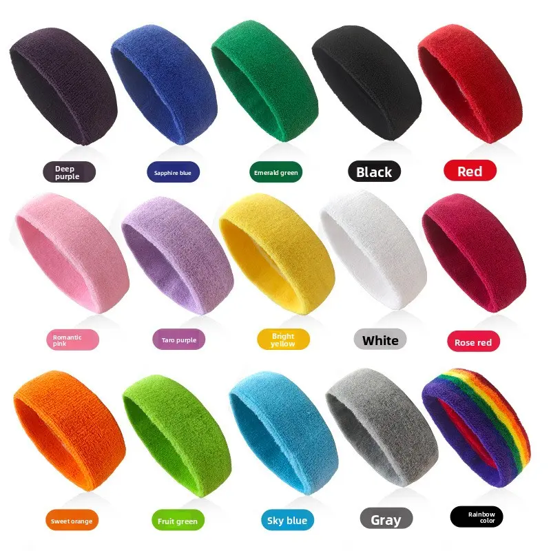 Sports yoga outdoor headband headband cycling sweat-absorbing women's headgear cool summer headscarf headband for outdoor women's hair tying
